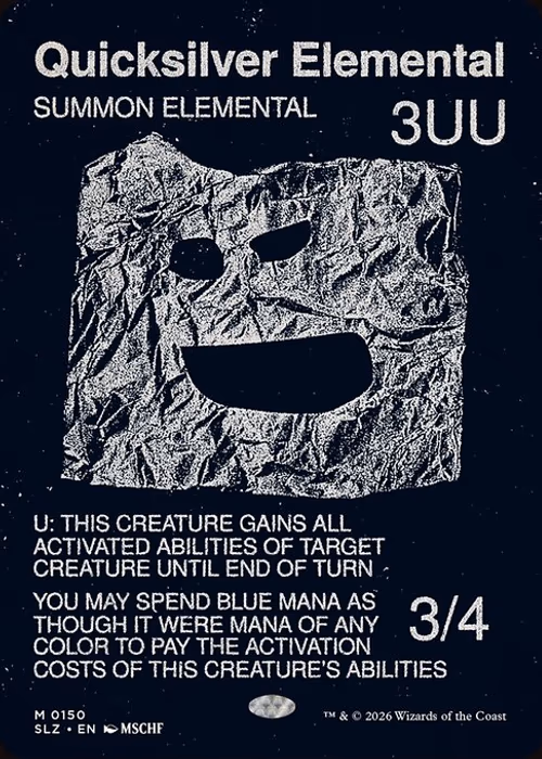 Quicksilver Elemental — The Zeta Set #150