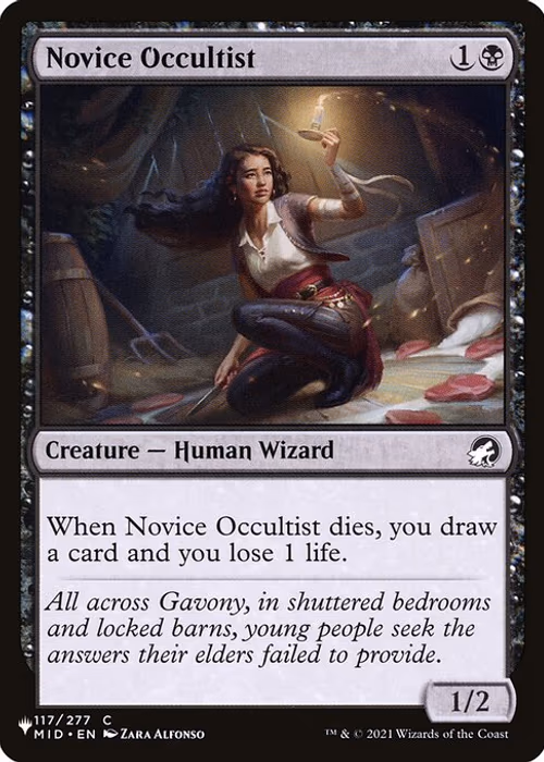 Novice Occultist — The List #MID-117