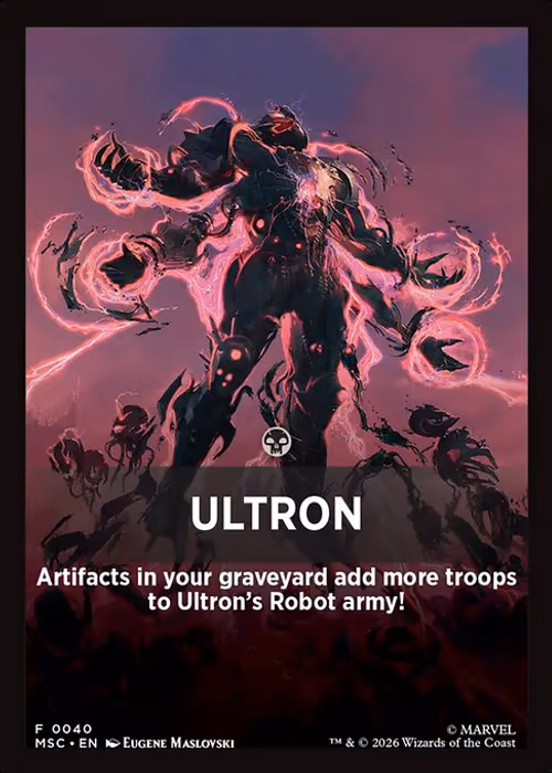 Ultron — Marvel Super Heroes Jumpstart Front Cards #40