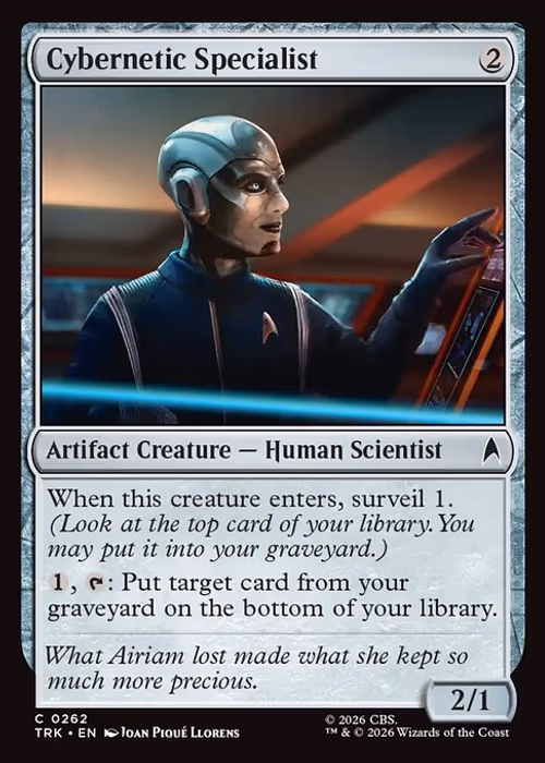 Cybernetic Specialist — Star Trek #262