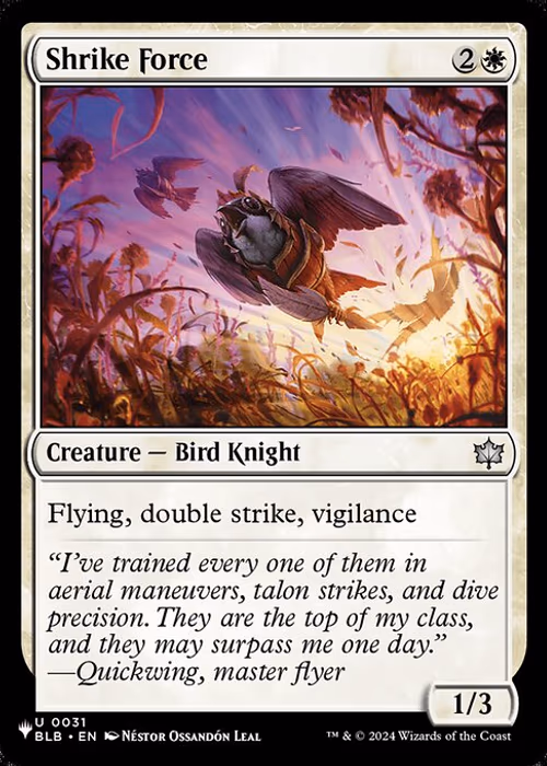 Shrike Force — The List #BLB-31