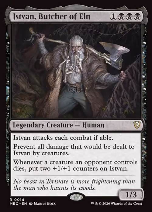 Istvan, Butcher of Eln — Mystery Booster Commander Edition #14
