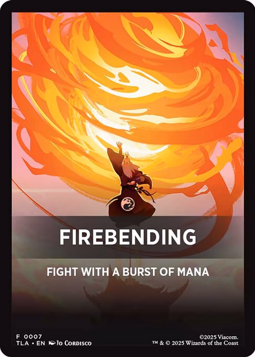 Firebending — Avatar: The Last Airbender Beginner Box Front Cards #7