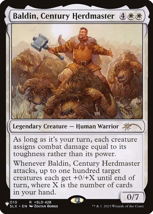 Baldin, Century Herdmaster — The List #SLX-10