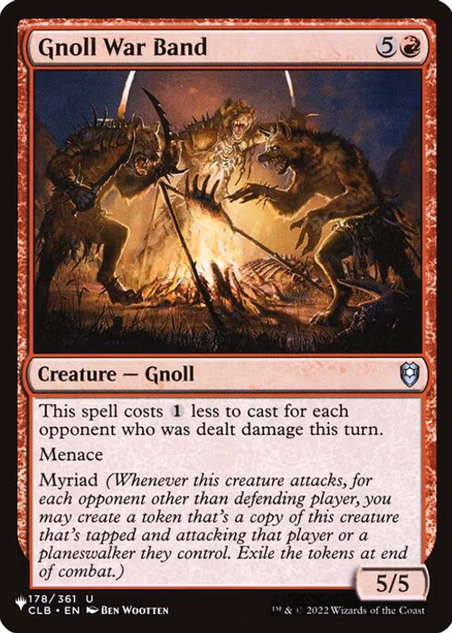 Gnoll War Band — The List #CLB-178