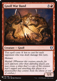 Gnoll War Band — The List