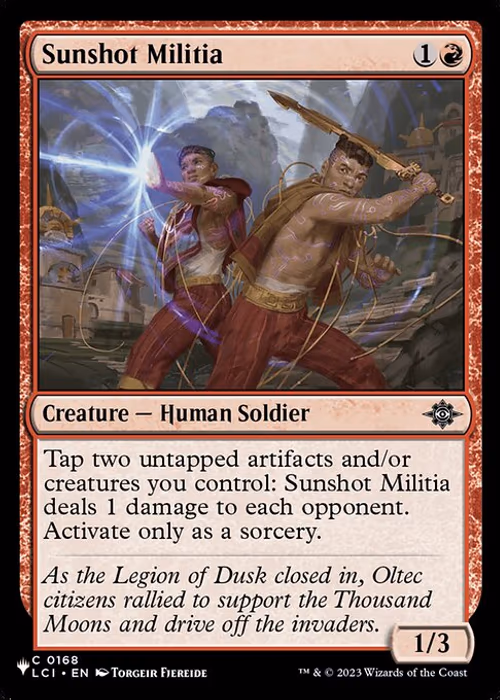 Sunshot Militia — The List #LCI-168