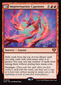 Improvisation Capstone — Secrets of Strixhaven Promos #120p