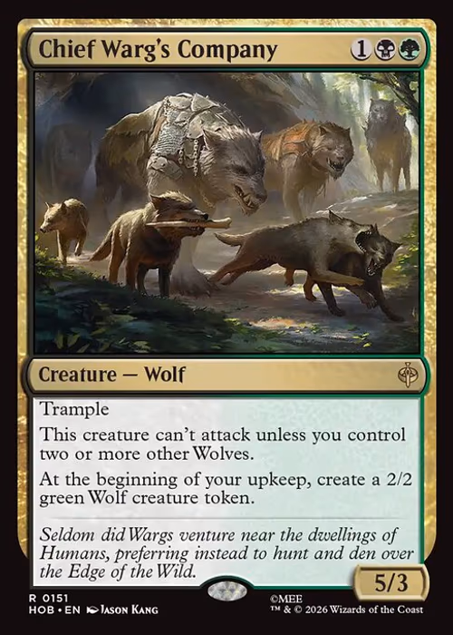 Chief Warg's Company — The Hobbit #151