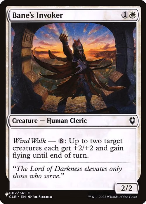Bane's Invoker — The List #CLB-7