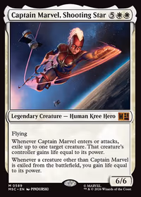Captain Marvel, Shooting Star — Marvel Super Heroes Commander #589