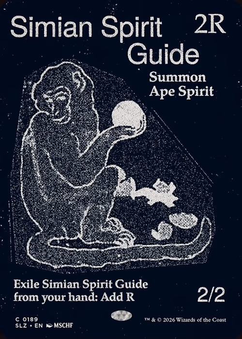 Simian Spirit Guide — The Zeta Set #189