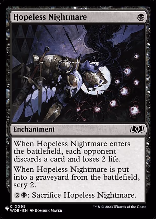 Hopeless Nightmare — The List #WOE-95