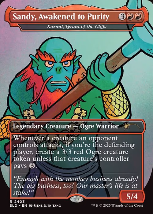 Kazuul, Tyrant of the Cliffs — Secret Lair Drop #2403