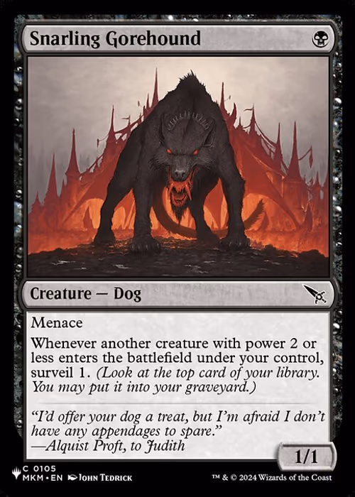 Snarling Gorehound — The List #MKM-105