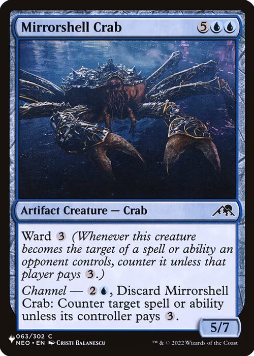 Mirrorshell Crab — The List #NEO-63