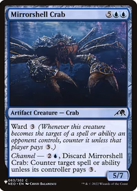 Mirrorshell Crab — The List