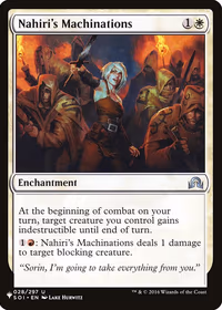 Nahiri's Machinations — The List