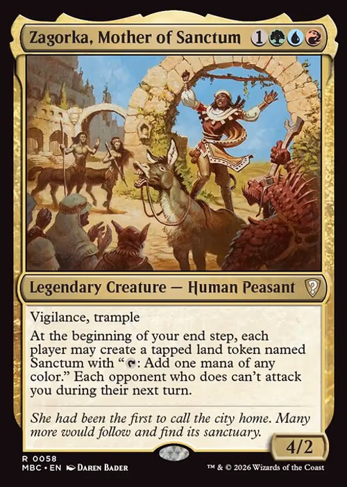 Zagorka, Mother of Sanctum — Mystery Booster Commander Edition #58