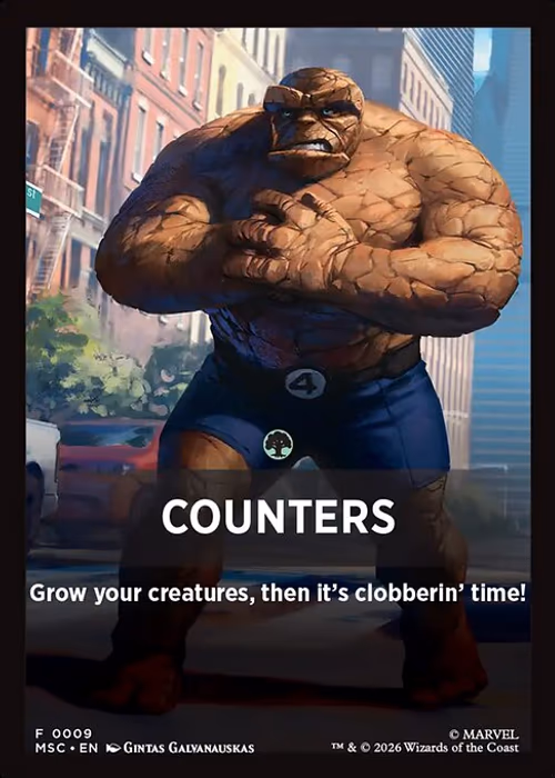 Counters — Marvel Super Heroes Jumpstart Front Cards #9