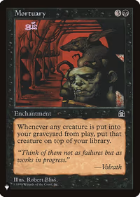 Mortuary — The List
