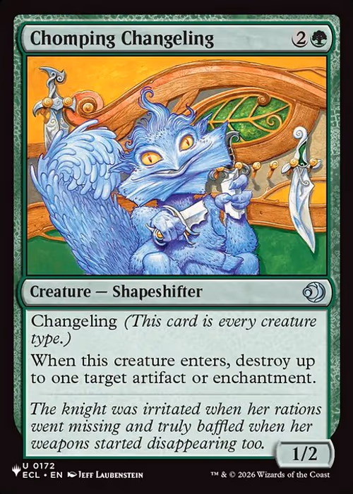 Chomping Changeling — The List #ECL-172