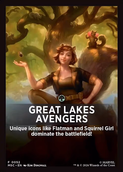 Great Lakes Avengers — Marvel Super Heroes Jumpstart Front Cards #52