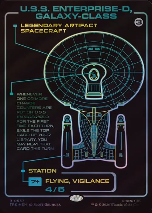 U.S.S. Enterprise-D, Galaxy-Class — Star Trek #557