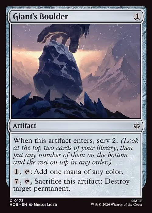 Giant's Boulder — The Hobbit #173