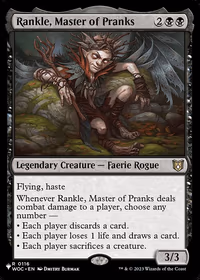 Rankle, Master of Pranks — The List