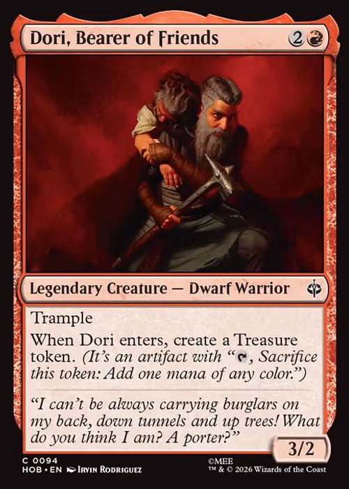 Dori, Bearer of Friends — The Hobbit #94