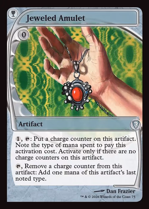 Jeweled Amulet — Mystery Booster Commander Edition #75
