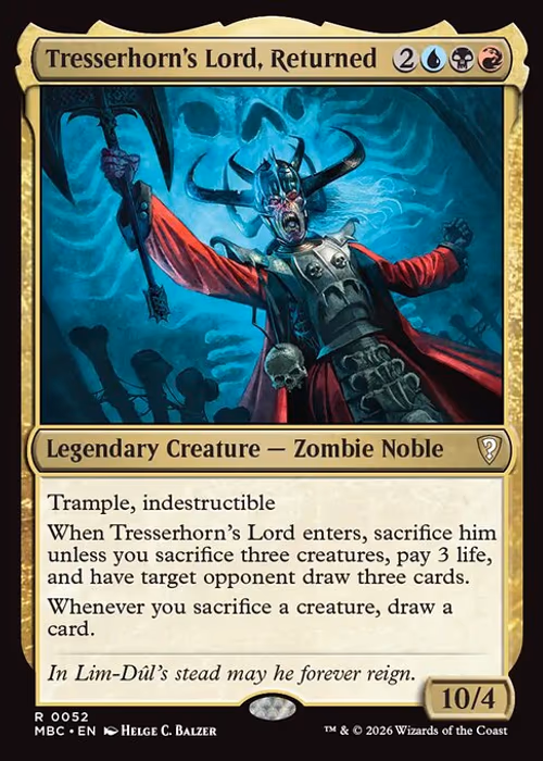 Tresserhorn's Lord, Returned — Mystery Booster Commander Edition #52