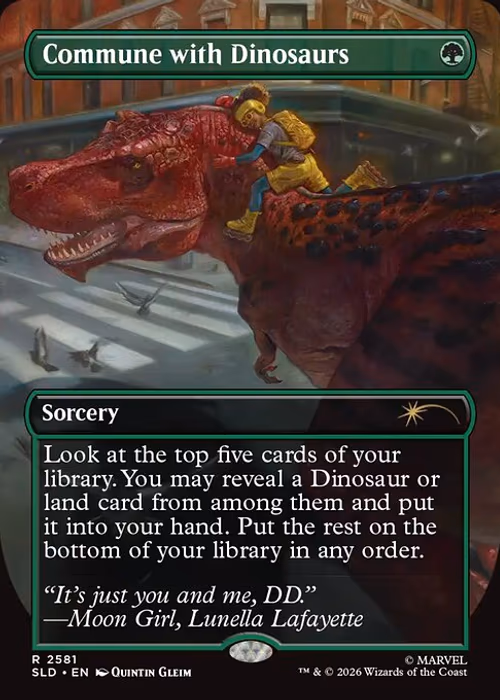 Commune with Dinosaurs — Secret Lair Drop #2581