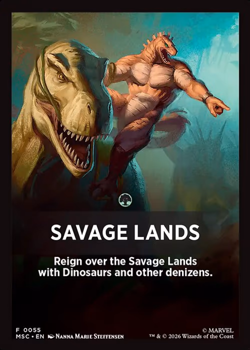 Savage Lands — Marvel Super Heroes Jumpstart Front Cards #55