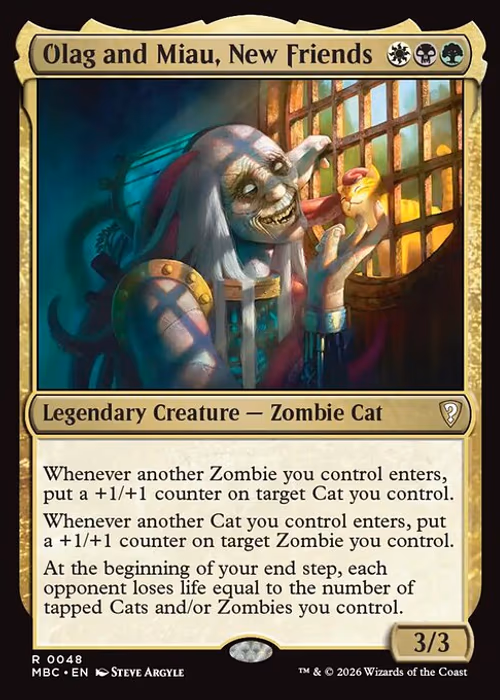 Olag and Miau, New Friends — Mystery Booster Commander Edition #48