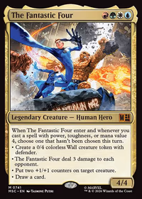 The Fantastic Four — Marvel Super Heroes Commander #741