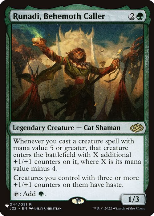 Runadi, Behemoth Caller — The List #J22-44