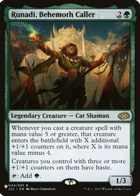 Runadi, Behemoth Caller — The List