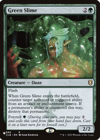Green Slime — The List