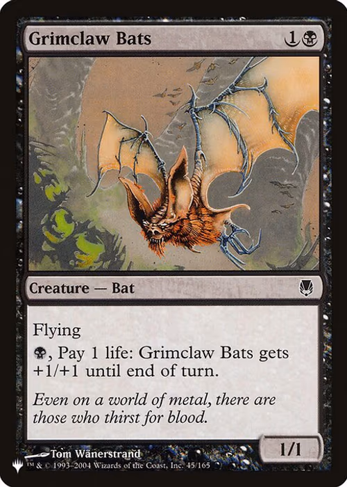 Grimclaw Bats — The List #DST-45