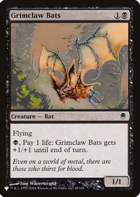 Grimclaw Bats — The List