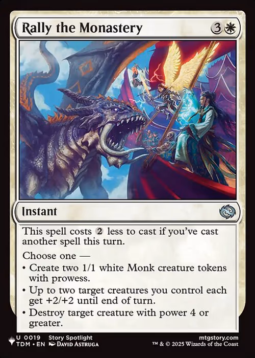 Rally the Monastery — The List #TDM-19