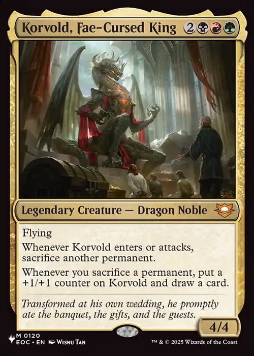 Korvold, Fae-Cursed King — The List #EOC-120