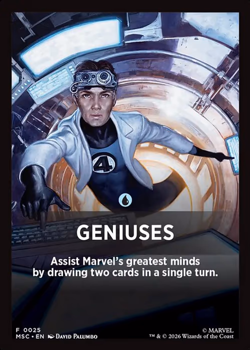 Geniuses — Marvel Super Heroes Jumpstart Front Cards #25