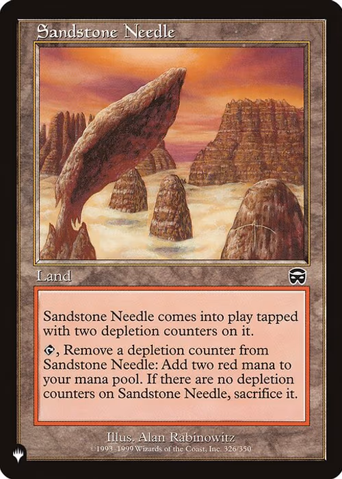Sandstone Needle — The List #MMQ-326
