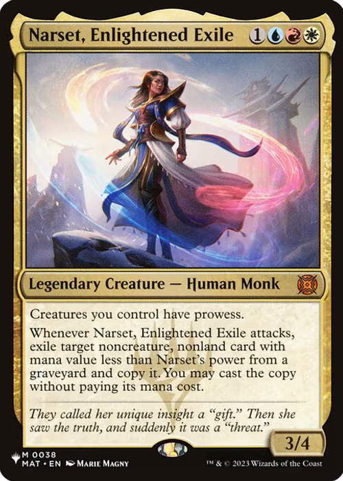 Narset, Enlightened Exile — The List #MAT-38