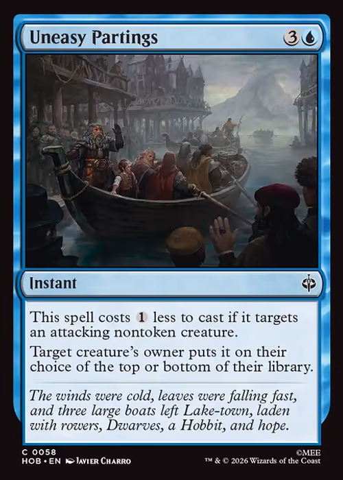 Uneasy Partings — The Hobbit #58