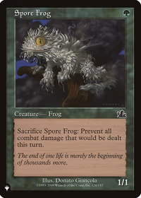 Spore Frog — The List
