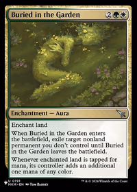 Buried in the Garden — The List